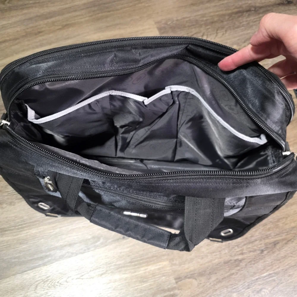 OGIO Unisex‎ OS Laptop Messenger Bag Black Sunovion Corporate Travel Briefcase
